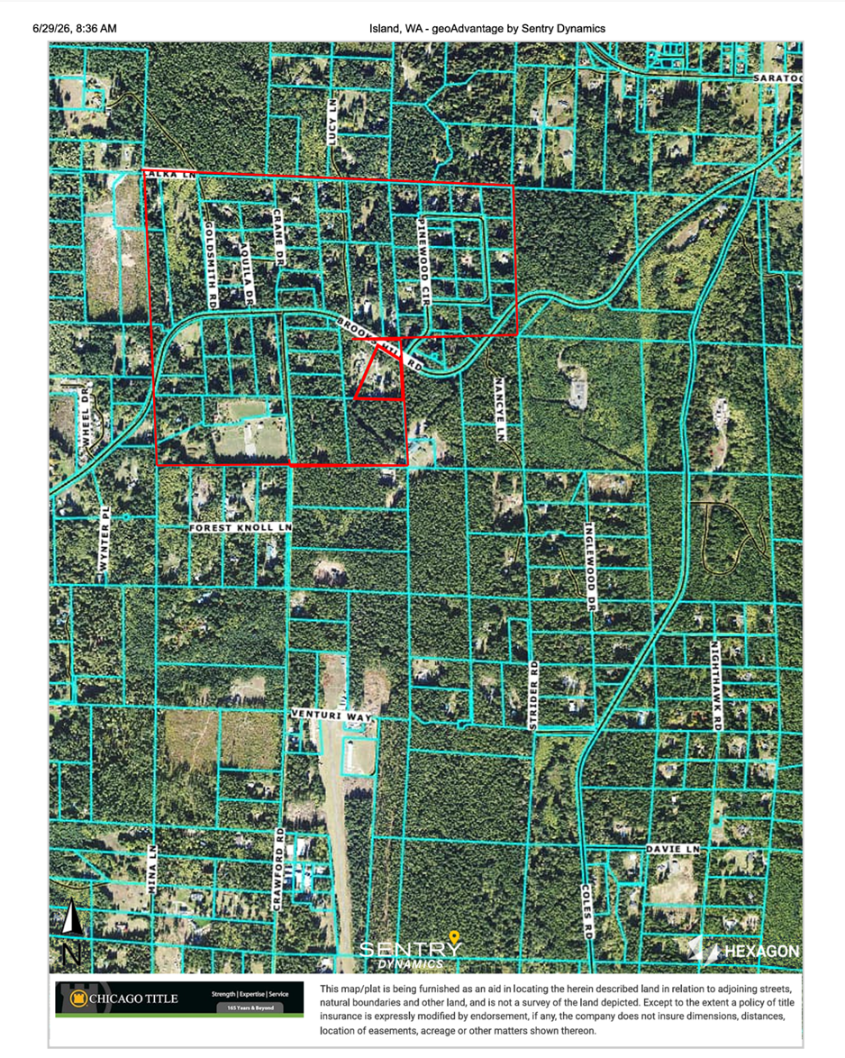 Original neighbor-provided outline